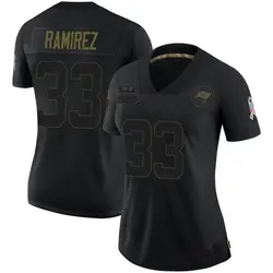 Nike Jose Ramirez Tampa Bay Buccaneers Limited Black 2020 Salute To Service Jersey - Women's