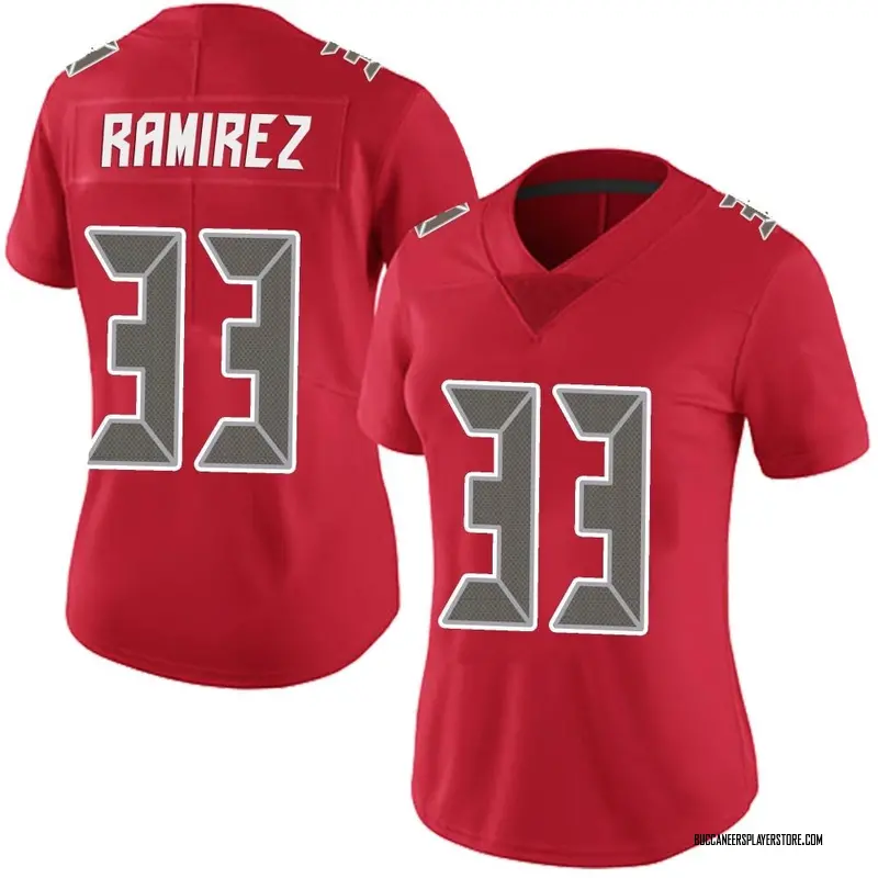 Nike Jose Ramirez Tampa Bay Buccaneers Limited Red Team Color Vapor Untouchable Jersey - Women's