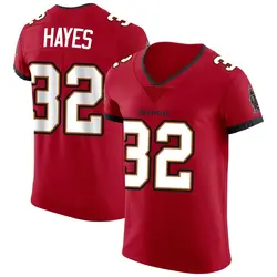 Nike Josh Hayes Tampa Bay Buccaneers Elite Red Vapor Jersey - Men's
