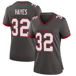 Nike Josh Hayes Tampa Bay Buccaneers Game Pewter Alternate Jersey - Women's