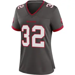 Nike Josh Hayes Tampa Bay Buccaneers Game Pewter Alternate Jersey - Women's