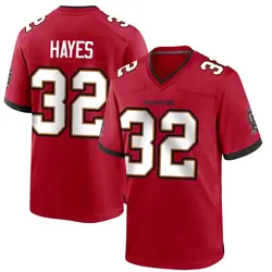Nike Josh Hayes Tampa Bay Buccaneers Game Red Team Color Jersey - Youth