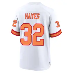 Nike Josh Hayes Tampa Bay Buccaneers Game White '76 Jersey - Men's