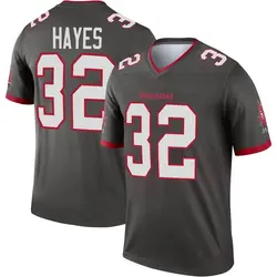 Nike Josh Hayes Tampa Bay Buccaneers Legend Pewter Alternate Jersey - Men's