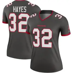 Nike Josh Hayes Tampa Bay Buccaneers Legend Pewter Alternate Jersey - Women's