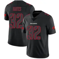 Nike Josh Hayes Tampa Bay Buccaneers Limited Black Impact Jersey - Youth