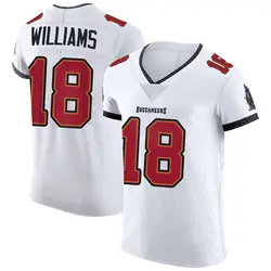 Nike Josh Williams Tampa Bay Buccaneers Elite White Vapor Jersey - Men's