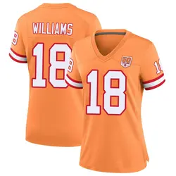 Nike Josh Williams Tampa Bay Buccaneers Game Cream sicle 50th Season Jersey - Women's