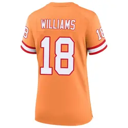 Nike Josh Williams Tampa Bay Buccaneers Game Cream sicle 50th Season Jersey - Women's