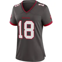 Nike Josh Williams Tampa Bay Buccaneers Game Pewter Alternate Jersey - Women's