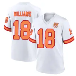 Nike Josh Williams Tampa Bay Buccaneers Game White '76 50th Season Jersey - Youth