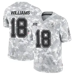 Nike Josh Williams Tampa Bay Buccaneers Limited Arctic Camo 2024 Salute to Service Jersey - Men's