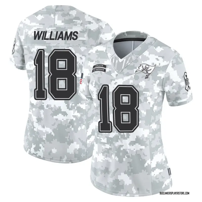 Nike Josh Williams Tampa Bay Buccaneers Limited Arctic Camo 2024 Salute to Service Jersey - Women's