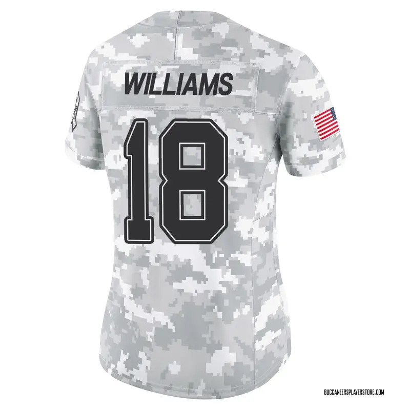 Nike Josh Williams Tampa Bay Buccaneers Limited Arctic Camo 2024 Salute to Service Jersey - Women's