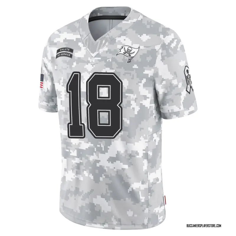 Nike Josh Williams Tampa Bay Buccaneers Limited Arctic Camo 2024 Salute to Service Jersey - Youth