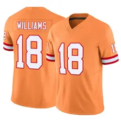 Nike Josh Williams Tampa Bay Buccaneers Limited Orange Vapor F.U.S.E. Jersey - Youth