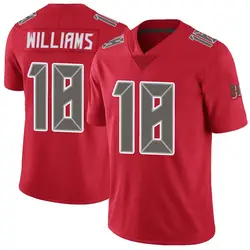 Nike Josh Williams Tampa Bay Buccaneers Limited Red Color Rush Jersey - Men's