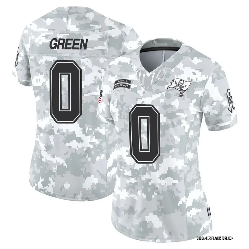 Nike Josiah Green Tampa Bay Buccaneers Limited Arctic Camo 2024 Salute to Service Jersey - Women's