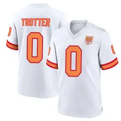 Nike Josiah Trotter Tampa Bay Buccaneers Game White '76 50th Season Jersey - Youth