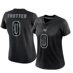 Nike Josiah Trotter Tampa Bay Buccaneers Limited Black Reflective Jersey - Women's