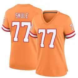 Nike Justin Skule Tampa Bay Buccaneers Game Orange Throwback Jersey - Women's