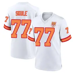 Nike Justin Skule Tampa Bay Buccaneers Game White '76 50th Season Jersey - Youth
