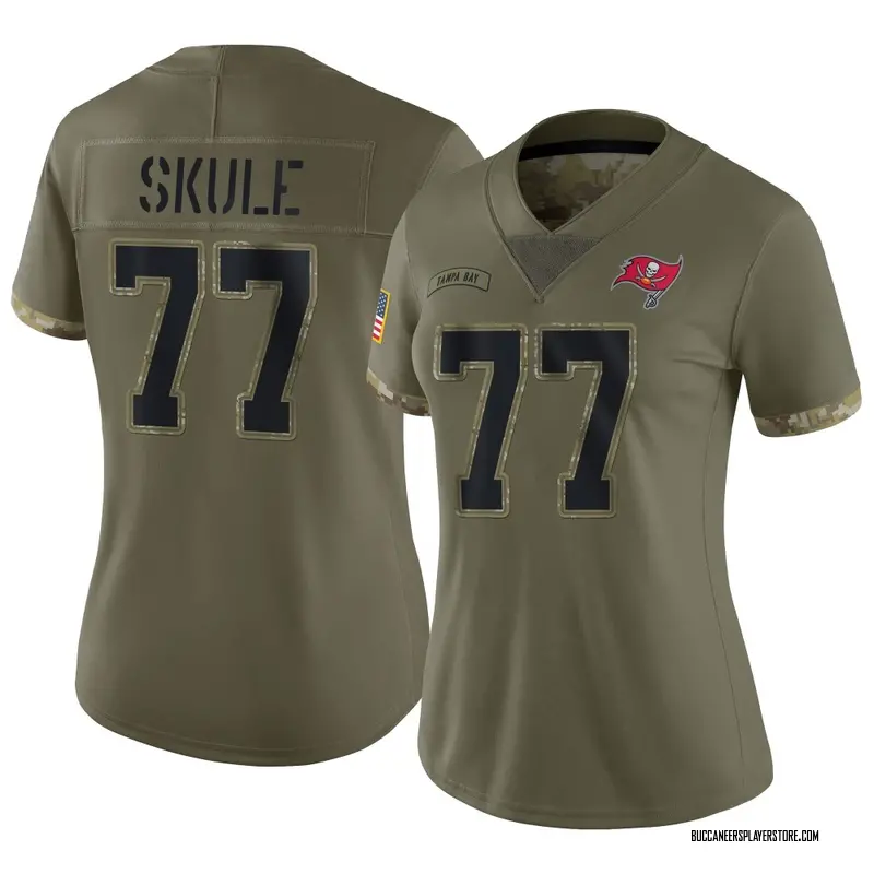 Nike Justin Skule Tampa Bay Buccaneers Limited Olive 2022 Salute To Service Jersey - Women's