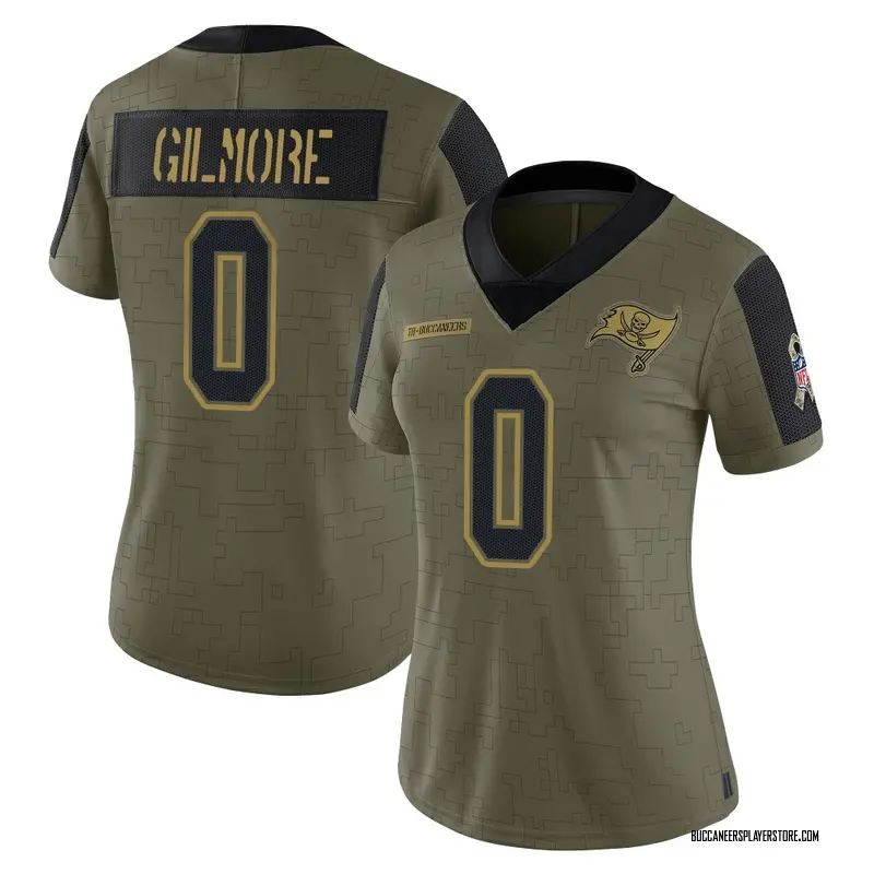 Nike Jy Gilmore Tampa Bay Buccaneers Limited Olive 2021 Salute To Service Jersey - Women's