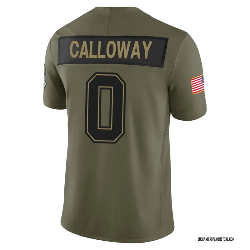 Nike Kadarius Calloway Tampa Bay Buccaneers Limited Olive 2025 Salute to Service Jersey - Youth
