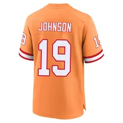 Nike Kameron Johnson Tampa Bay Buccaneers Game Cream sicle 50th Season Jersey - Men's