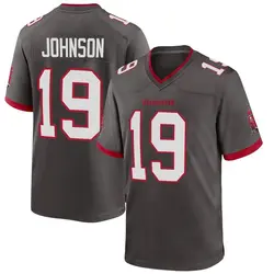 Nike Kameron Johnson Tampa Bay Buccaneers Game Pewter Alternate Jersey - Men's