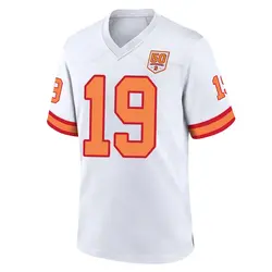 Nike Kameron Johnson Tampa Bay Buccaneers Game White '76 50th Season Jersey - Youth
