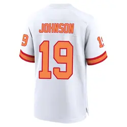 Nike Kameron Johnson Tampa Bay Buccaneers Game White '76 Jersey - Men's