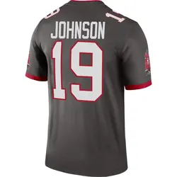 Nike Kameron Johnson Tampa Bay Buccaneers Legend Pewter Alternate Jersey - Youth
