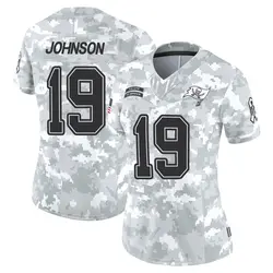 Nike Kameron Johnson Tampa Bay Buccaneers Limited Arctic Camo 2024 Salute to Service Jersey - Women's