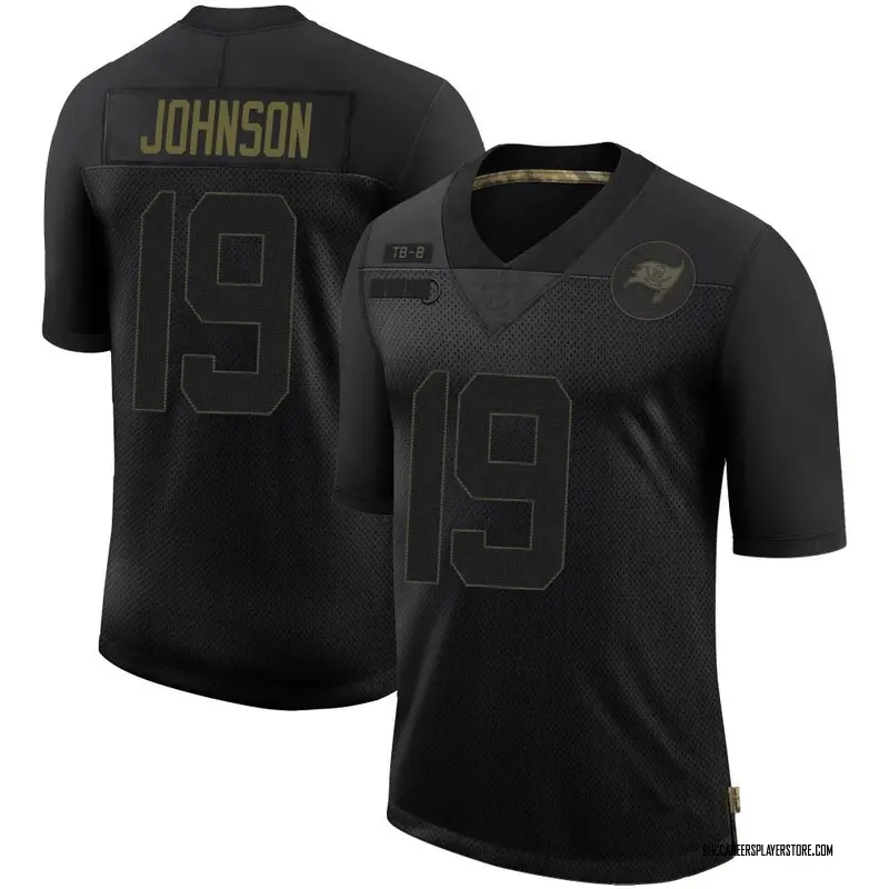 Nike Kameron Johnson Tampa Bay Buccaneers Limited Black 2020 Salute To Service Jersey - Men's