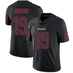 Nike Kameron Johnson Tampa Bay Buccaneers Limited Black Impact Jersey - Men's