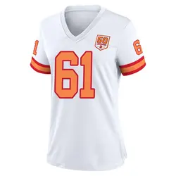 Nike Karsen Barnhart Tampa Bay Buccaneers Game White '76 50th Season Jersey - Women's