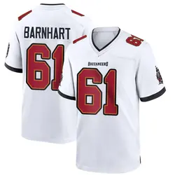 Nike Karsen Barnhart Tampa Bay Buccaneers Game White Jersey - Youth