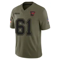 Nike Karsen Barnhart Tampa Bay Buccaneers Limited Olive 2025 Salute to Service Jersey - Men's