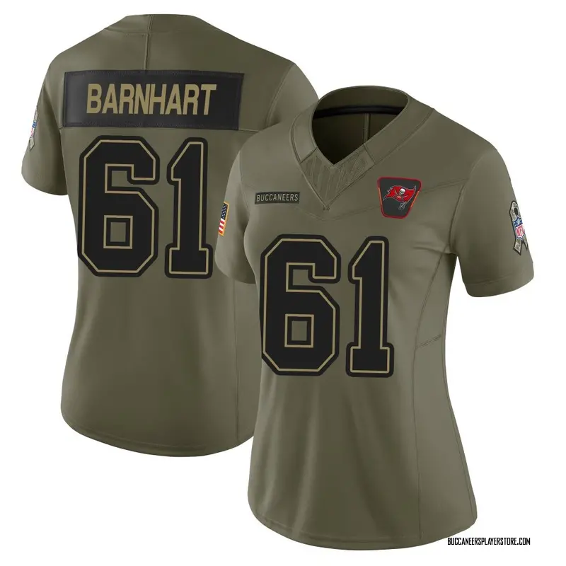 Nike Karsen Barnhart Tampa Bay Buccaneers Limited Olive 2025 Salute to Service Jersey - Women's