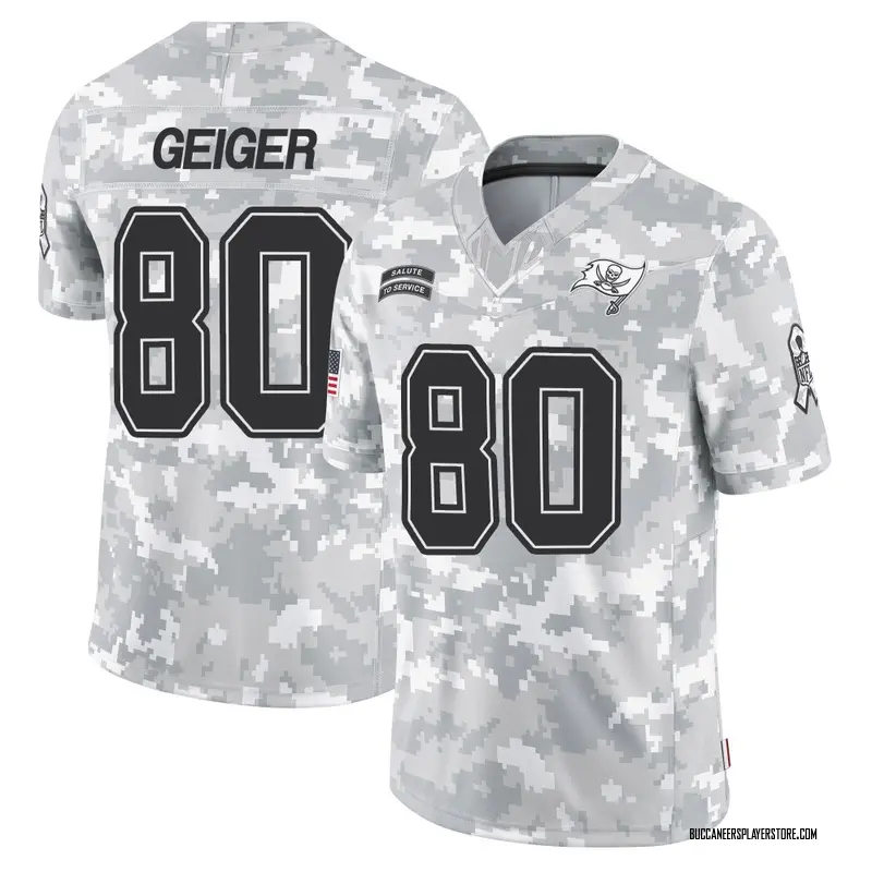 Nike Kaylon Geiger Tampa Bay Buccaneers Limited Arctic Camo 2024 Salute to Service Jersey - Men's