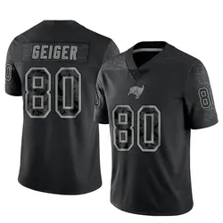 Nike Kaylon Geiger Tampa Bay Buccaneers Limited Black Reflective Jersey - Men's