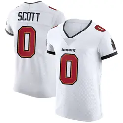 Nike Keionte Scott Tampa Bay Buccaneers Elite White Vapor Jersey - Men's