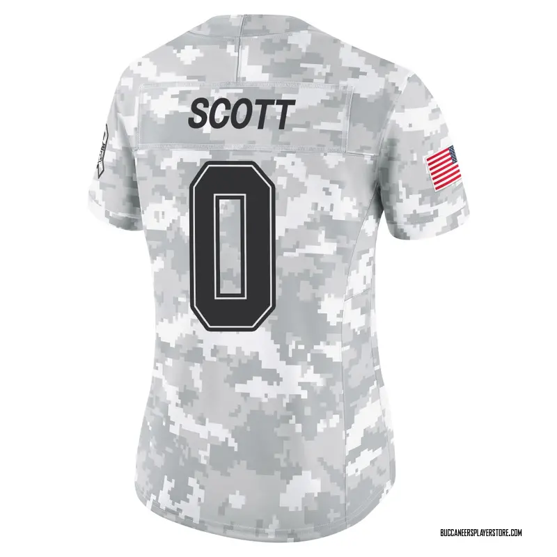 Nike Keionte Scott Tampa Bay Buccaneers Limited Arctic Camo 2024 Salute to Service Jersey - Women's