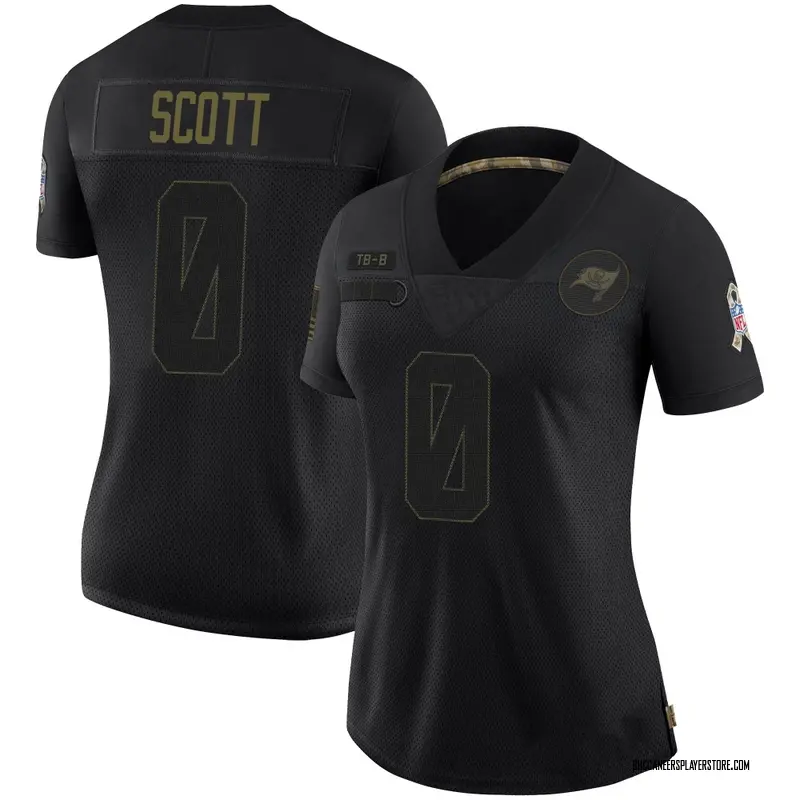 Nike Keionte Scott Tampa Bay Buccaneers Limited Black 2020 Salute To Service Jersey - Women's