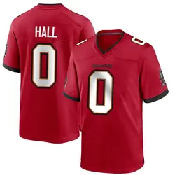 Nike Kemon Hall Tampa Bay Buccaneers Game Red Team Color Jersey - Men's