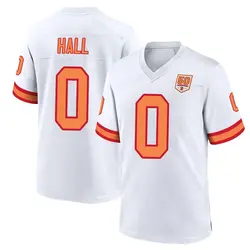 Nike Kemon Hall Tampa Bay Buccaneers Game White '76 50th Season Jersey - Men's