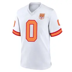 Nike Kemon Hall Tampa Bay Buccaneers Game White '76 50th Season Jersey - Youth