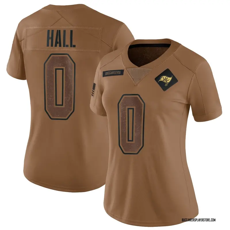 Nike Kemon Hall Tampa Bay Buccaneers Limited Brown 2023 Salute To Service Jersey - Women's